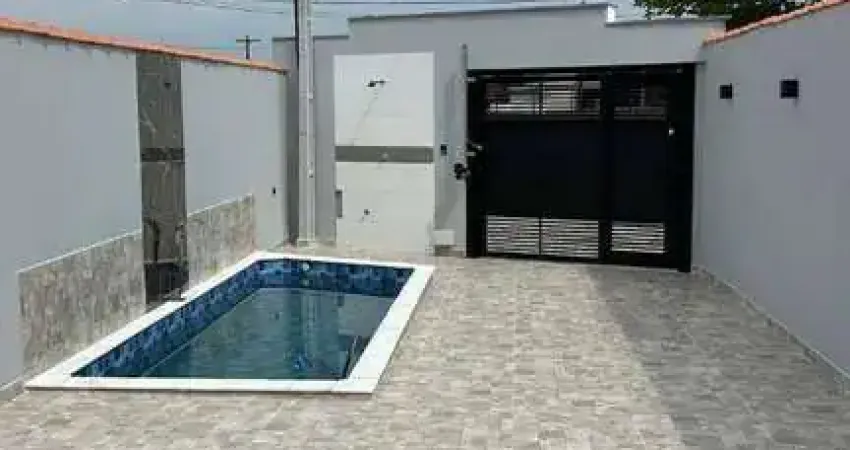 350 metros da praia casa com piscina 2 quartos 83 m² por r$ 469.900 - jussara - mongaguá/sp