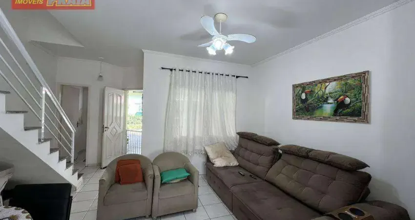 200 metros da praia sobrado em condomínio 2 quartos, 80 m² por r$ 309.900 - vila são paulo - mongaguá/sp