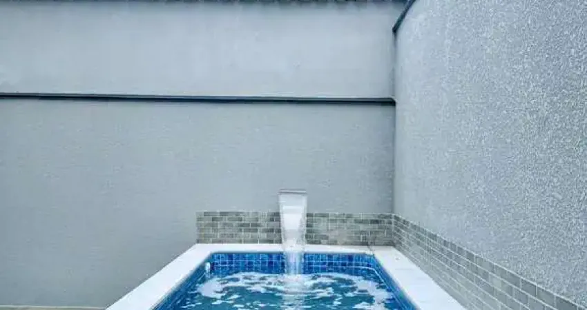Condomínio fechado com piscina privativa sobrado novo 2 suítes, 80 m², r$ 359.000 - laranjeiras - itanhaém/sp