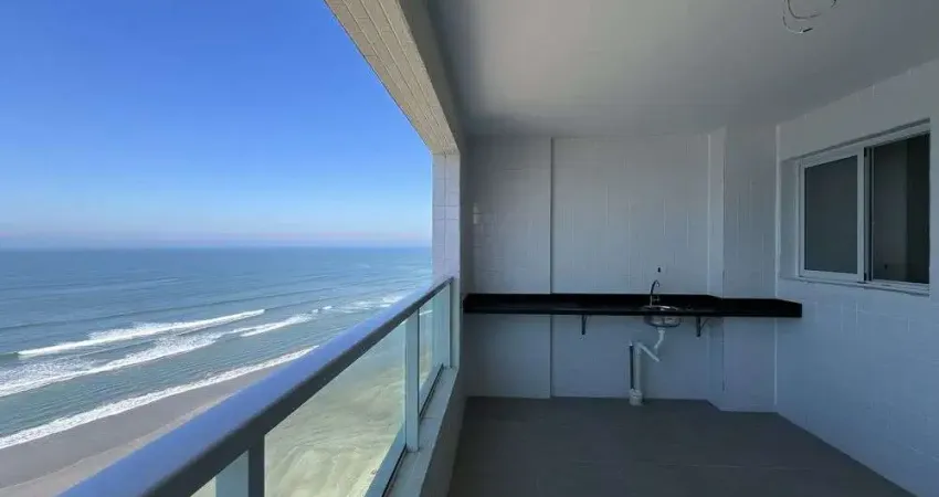 Apartamento frente ao mar! 3 quartos e lazer completo, 91 m² por r$ 599.000 - vila atlântica - mongaguá/sp