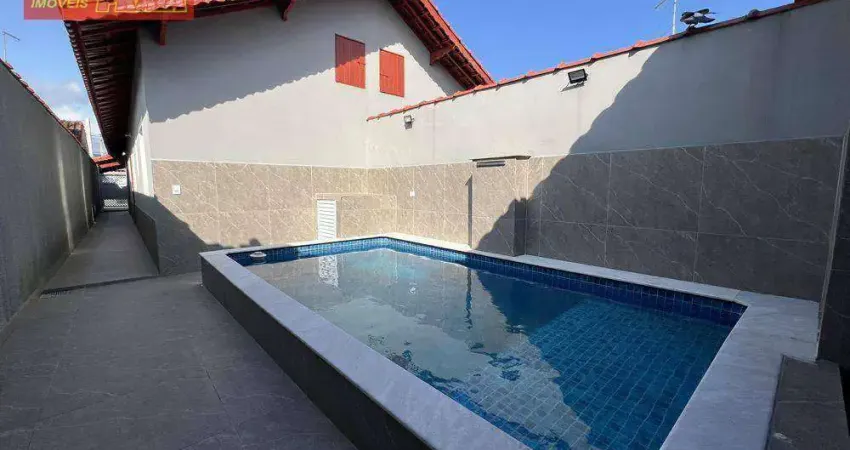 400 Metros da Praia casa 3 quartos e Lazer Completo à venda, 104 m² por R$ 449.000 - Jardim Praia Grande - Mongaguá/SP