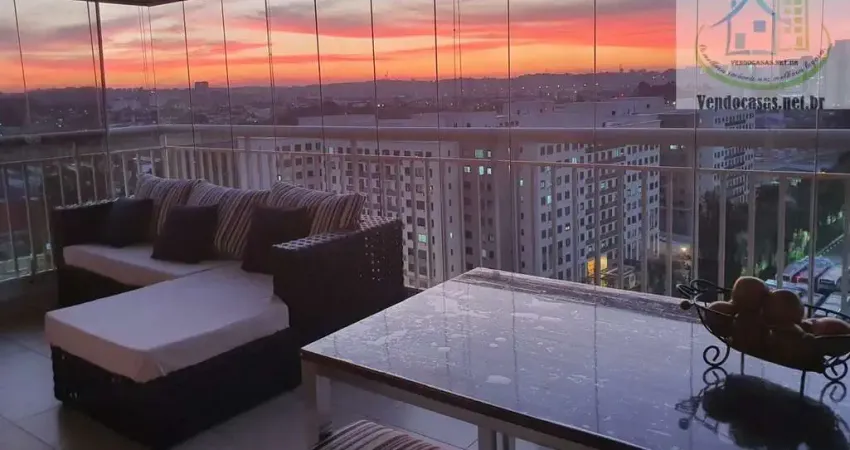 Oportunidade mobiliado!!! lindo apartamento, 3 suites 2 vagas 136m²  locação em jurubatuba são paulo