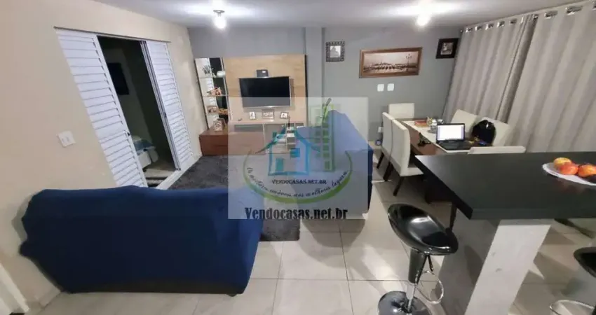 Sobrado com 3 dormitórios, cozinha conceito aberto, sala para dois ambientes, escritório piso térreo