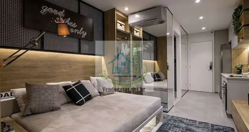 Studio com 1 dormitório à venda, 26 m² por r$ 320.000 - jardim das acácias - são paulo/sp