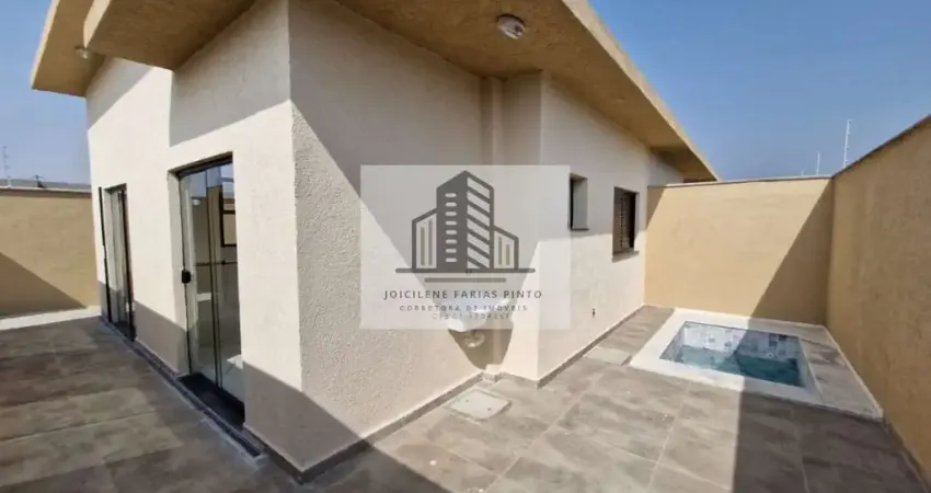Casa em Condomínio à Venda em Itanhaém-SP - Bairro Cibratel 2: 2 quartos, 1 suíte, 1 sala, 1 banheiro, 1 vaga, 45m².