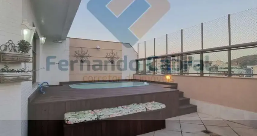 Cobertura de luxo com 3 quartos e vista deslumbrante em icaraí, niterói-rj: 3 suítes, 2 salas, 4 banheiros, 3 vagas, 250m².