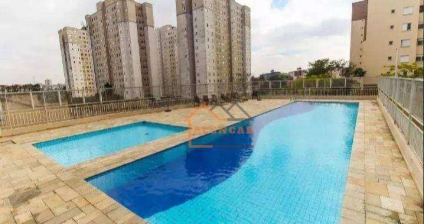 Apartamento com 2 dormitórios à venda, 52 m² por r$ 276.000,00 - colônia - são paulo/sp