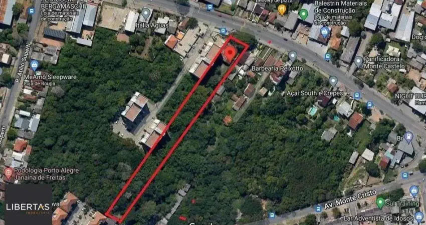 Terreno à venda na Avenida Rodrigues da Fonseca, 1711, Vila Nova, Porto Alegre