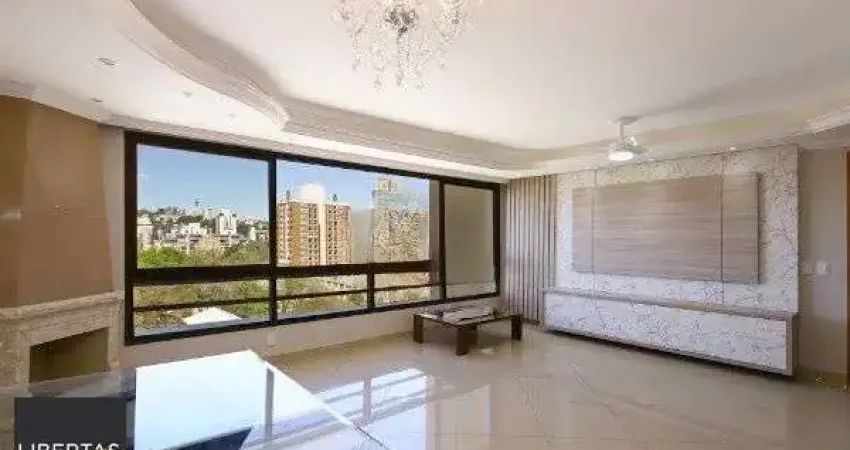 LINDO APARTAMENTO NO MENINO DEUS com 116 M PRIVATIVOS ANDAR ALTO, 3 DORMITÓRIOS COM SUÍTE E 2 VAGAS INDIVIDUAIS ESCRITURADAS E COBERTAS