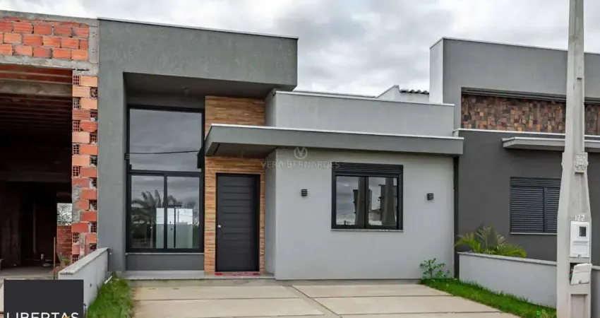 Casa nova em condomínio, infraestrutura completa próxima a comércios na zona sul