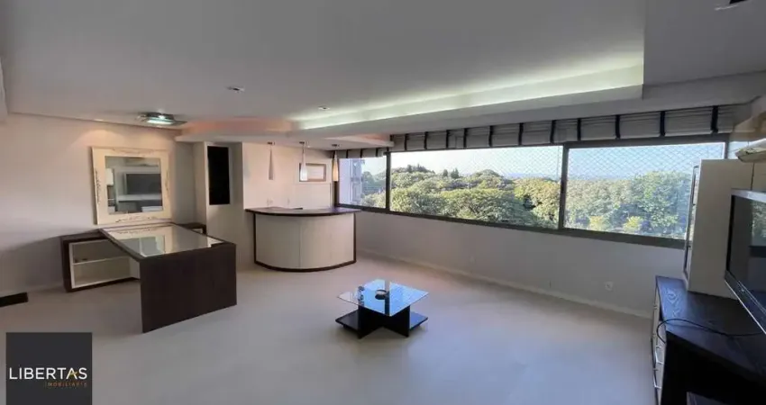 Apartamento mobiliado com 3 quartos, vista definitiva e lazer completo