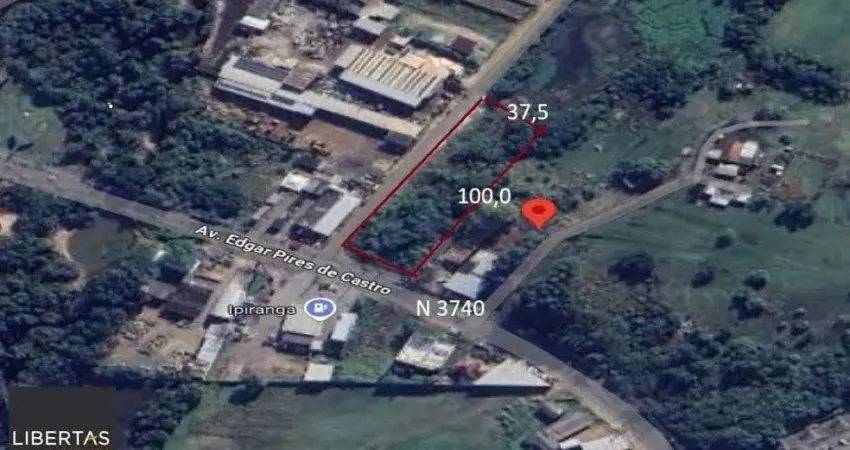 Terreno à venda na Avenida Edgar Pires de Castro, 3740, Hípica, Porto Alegre