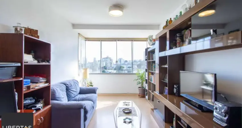 Apartamento de 2 dormitórios, na zona sul de Porto Alegre, semi-mobiliado, churrasqueira e box escriturado.