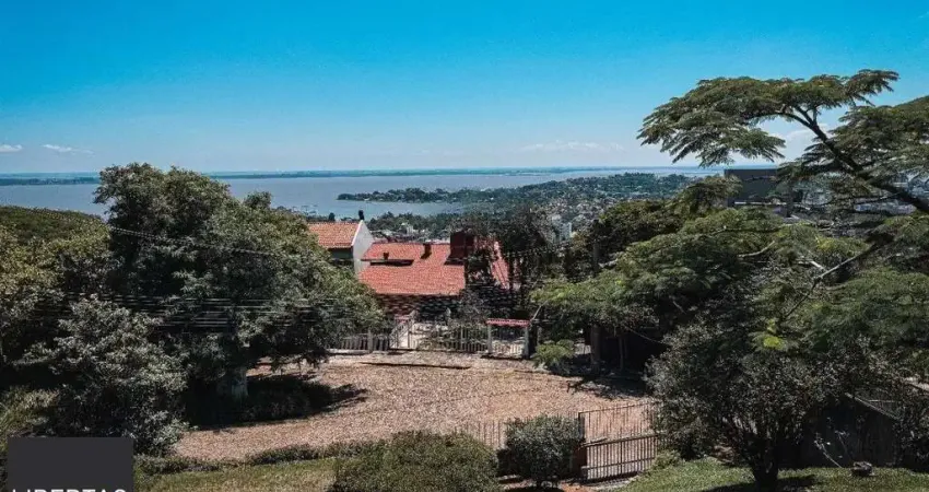 Casa bairro Sétimo Céu, 463m² privativos, vista privilegiada do Rio Guaíba em terreno de 1.423m².