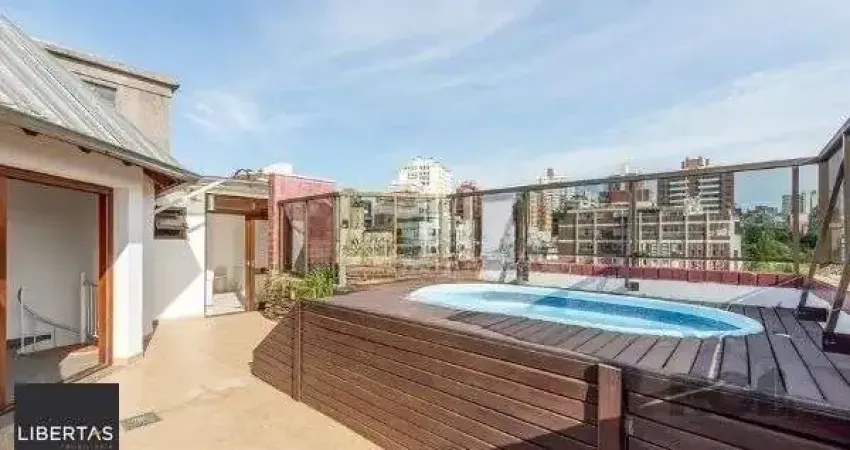 Cobertura no bairro Petrópolis de 2 dormitórios 2 vagas e piscina