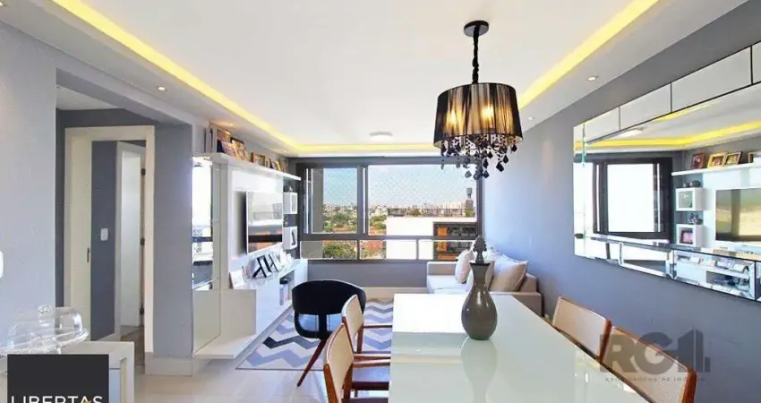 Apartamento 2 dormitórios com suíte e 2 vagas de garagem no higienópolis