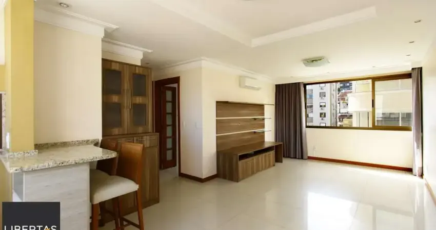 Apartamento 02 dormitórios semi mobiliado 74 m2 02 garagens