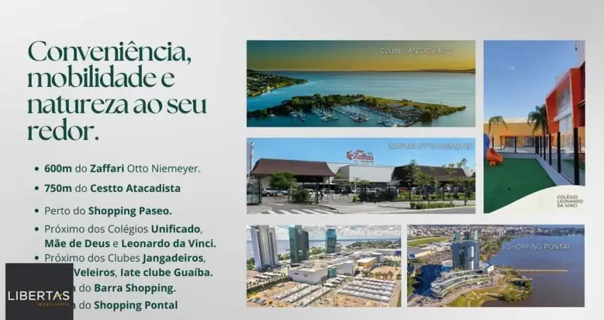 Apartamento no bairro Tristeza com 2 suítes e 2 vagas (conclusão em 2028)