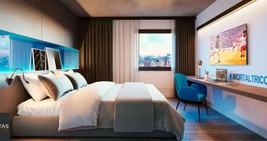 Cota de hotel no Park Plaza Grêmio – Andar Alto e Vista - Moinhos de Vento