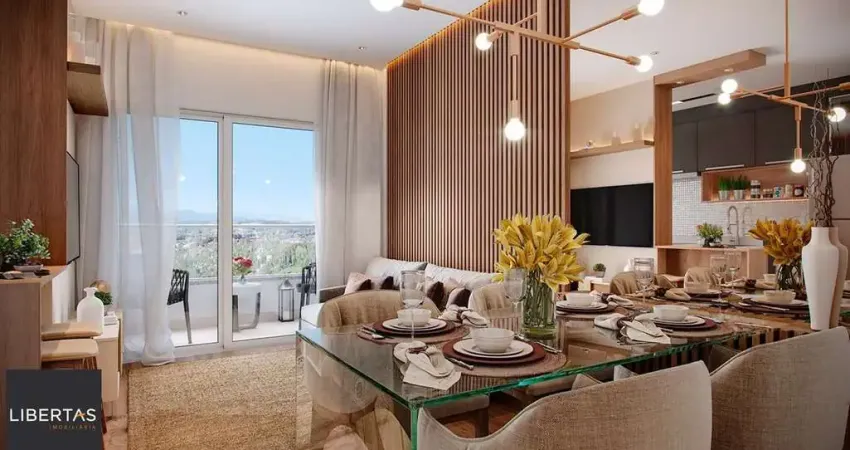 Apartamento novo, 2 dorm com sacada e churrasqueira e 2 vagas - Jardim Planalto