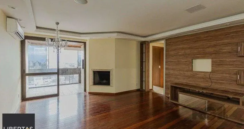 Vende-se excelente apartamento 3 quartos c/ suíte, 2 vagas, living com lareira, sacada e churrasqueira - 97m² - Auxiliadora