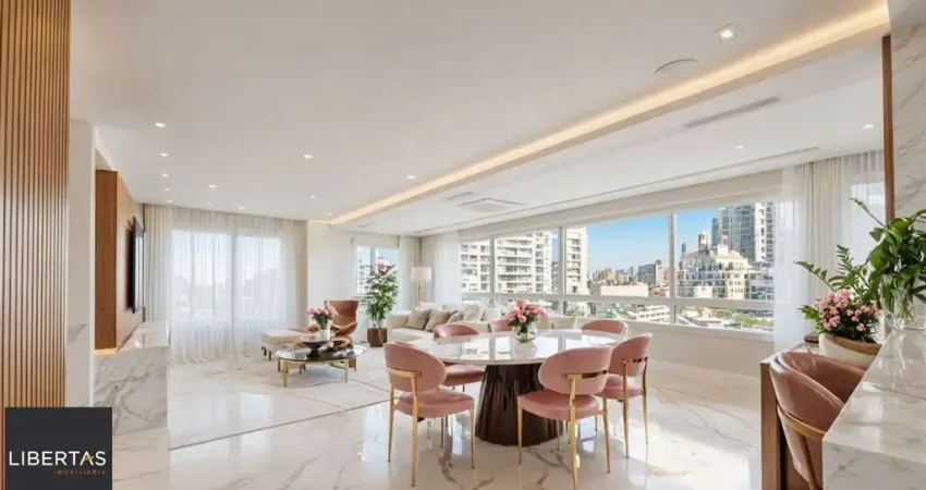 Apartamento alto padrão mobiliado com 3 suítes e 140 m² na Bela Vista