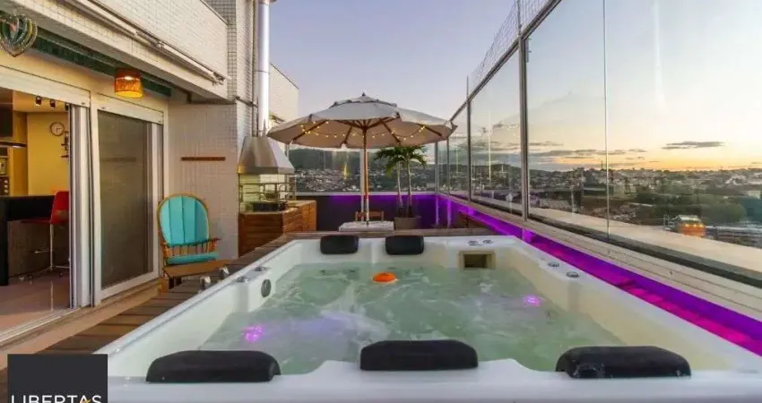 Cobertura de 01 dormitório com 02 vagas de garagens escrituradas