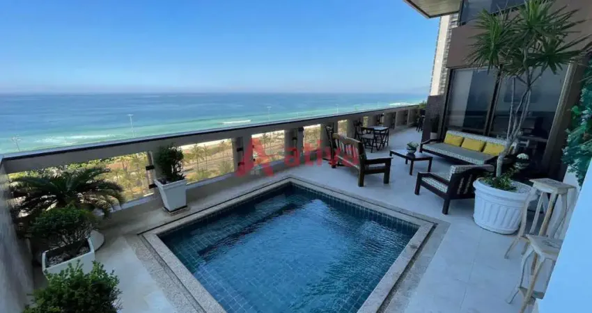 Apartamento duplex frontal com 4 suítes a venda no condomínio barramares