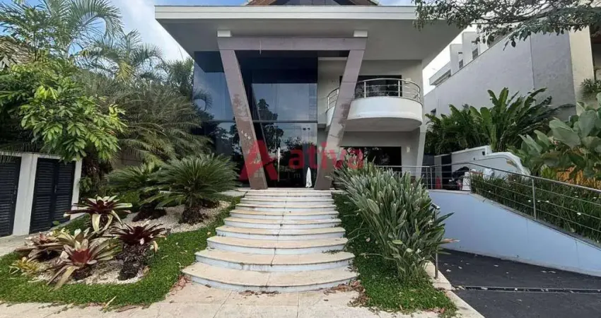 Mansão com 4 suítes a venda no condomínio alphaville - barra da tijuca - rio de janeiro