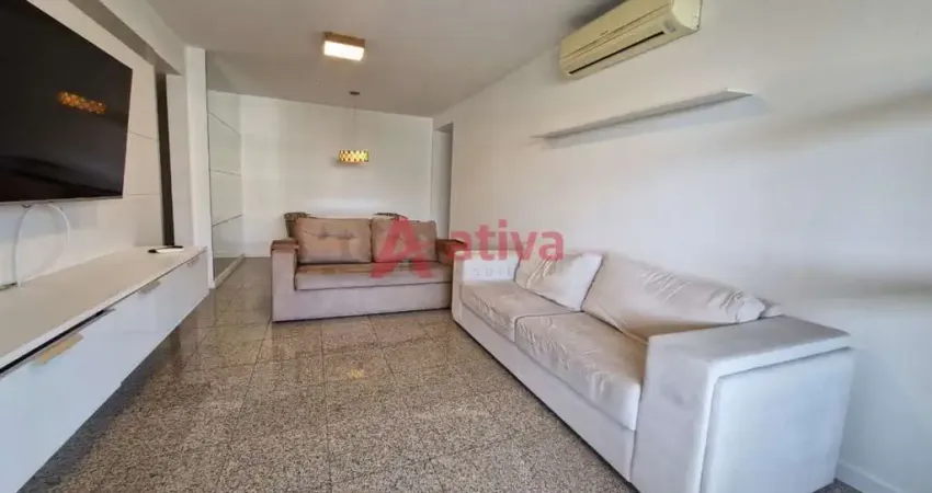 Apartamento com 2 quartos mobiliado para alugar no condomínio waterways - avenida lucio costa - barra da tijuca - rio de janeiro