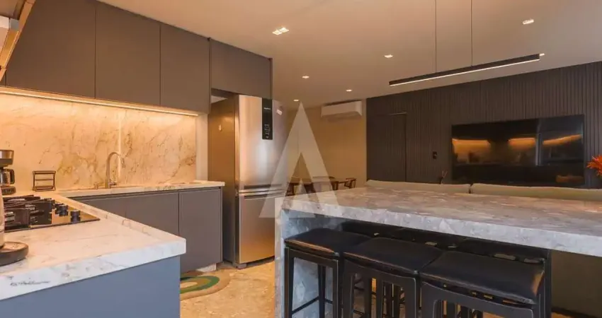 Apartamento mobiliado de alto padrão no anita com 02 quartos sendo 01 suíte