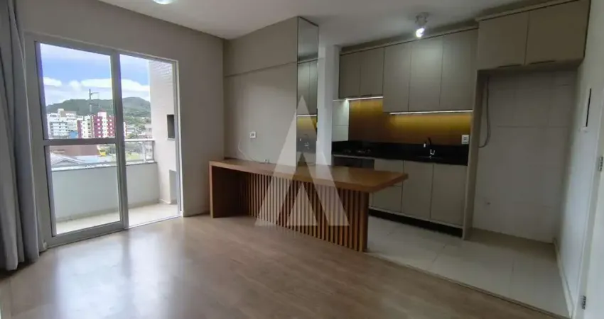 Apartamento com 1 quarto  para alugar, 43.49 m2 por r$1950.00  - bom retiro - joinville/sc