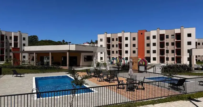 Apartamento com 2 quartos, sacada com churrasqueira, no bairro jarivatuba