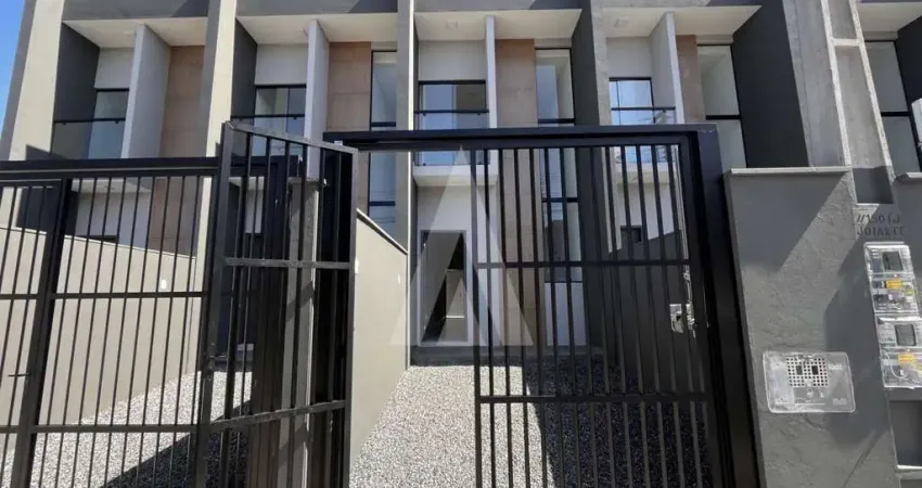 Geminado novo com 2 quartos no bairro vila nova em joinville, com 65.12 m²