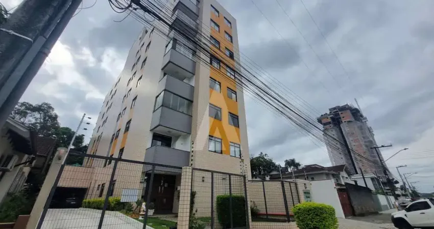 Apartamento com 2 quartos, sacada com churrasqueira, prédio com elevador e 1 vaga de garagem no bairro américa