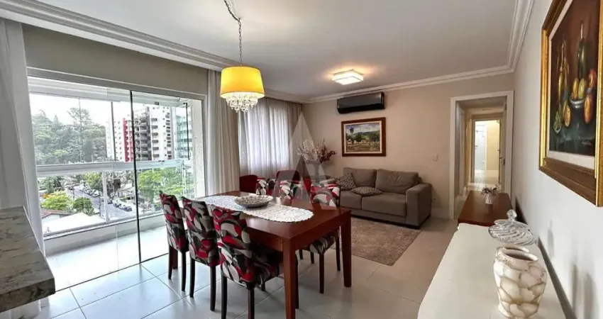 Apartamento mobiliado com 3 quartos, sacada com churrasqueira, no bairro atiradores.