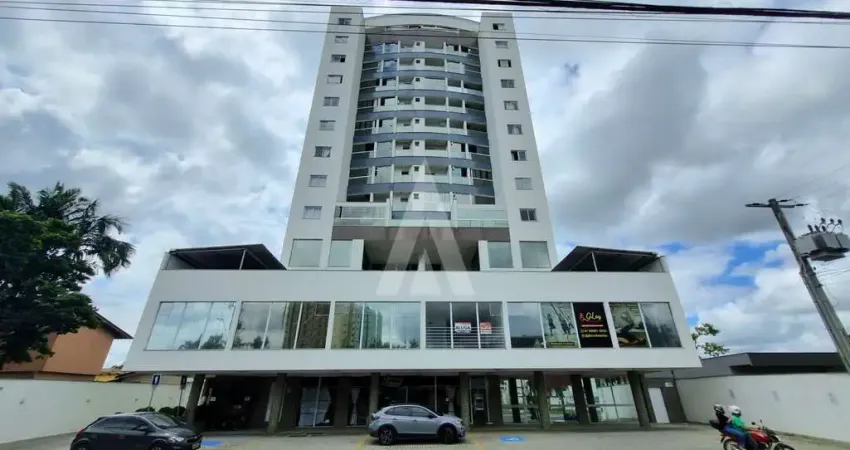 Apartamento estilo loft, com sacada com churrasqueira. prédio com elevador e 1 vaga de garagem no bairro anita garibaldi