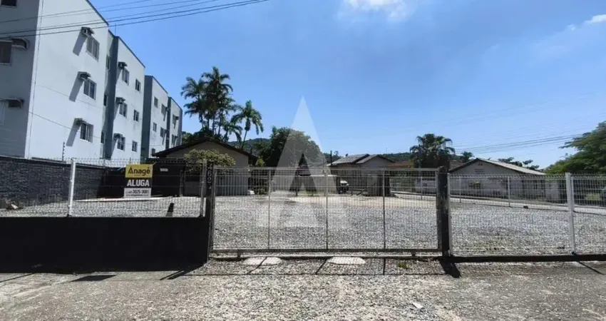 Terreno comercial para alugar na Rua Brasil, Saguaçu, Joinville