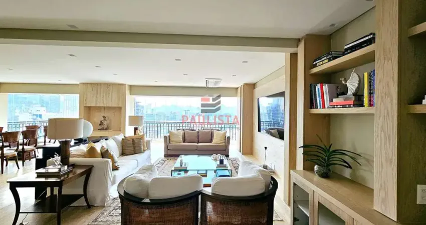 Cobertura à venda | 420m² | 4 suítes | Vista para o Parque Ibirapuera – Vila Nova Conceição