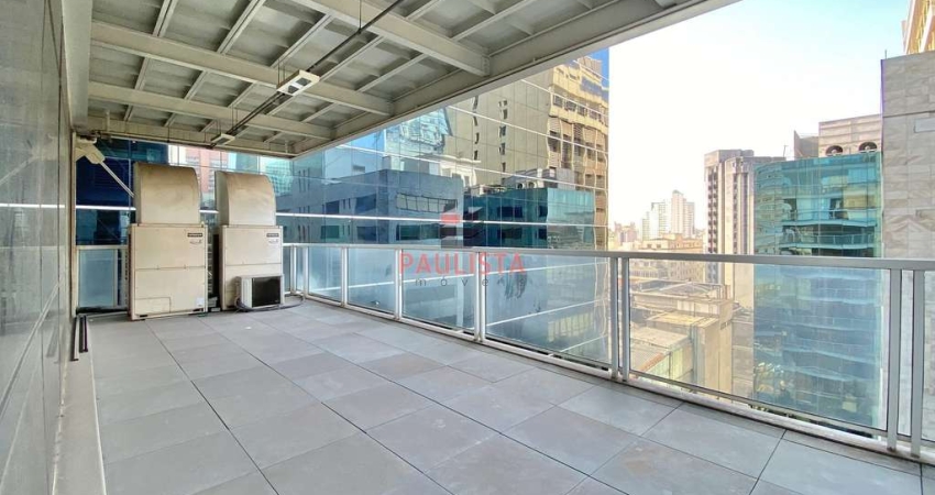 Andar inteiro para locação, 356m², com 4 vagas de garagem, localizado na Avenida Paulista, São Paul