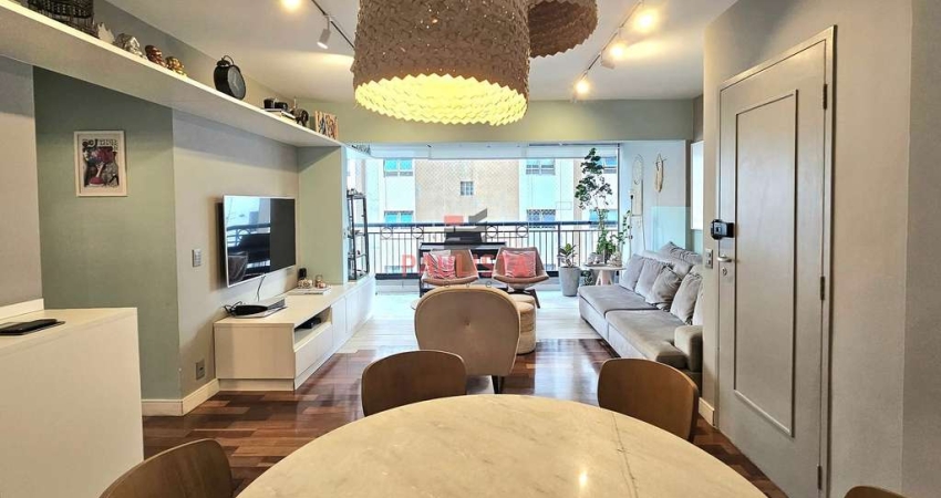 Apartamento à venda com 98,37m², 3 dormitórios, 2 vagas, lazer completo em Moema Pássaros.
