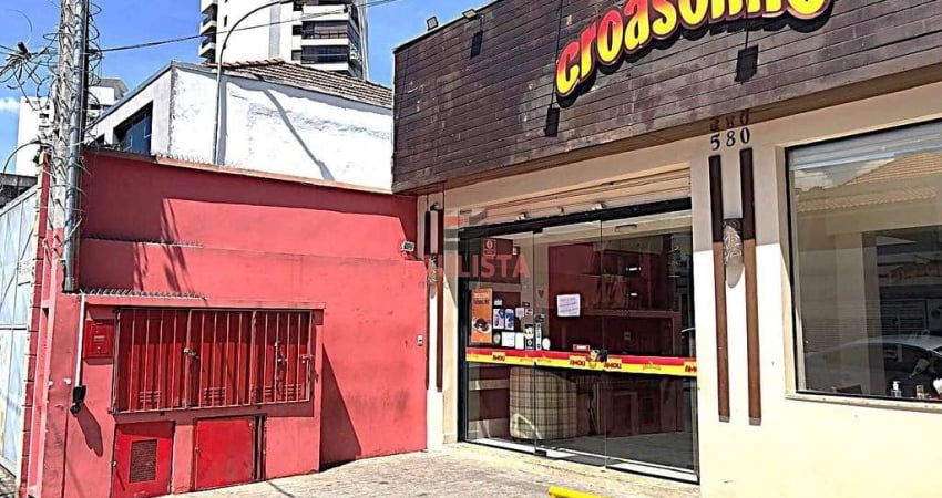 Excelente Ponto Comercial para Locação – 180m² de construção – Campo Belo - São Paulo/SP
