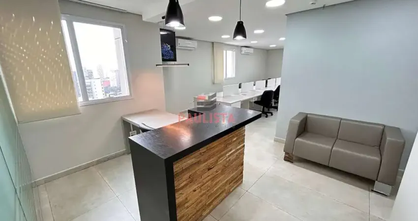 Conjunto comercial mobiliado locação, 72 m2, 3 salas, 2 banh, 2 vagas, liberdade, são paulo, sp