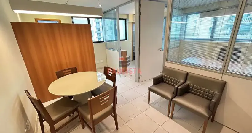 Conjunto comercial mobiliado,  locação de 34 m2, 3 salas, 2 banh, 1 vaga,  vila uberabinha, são pau