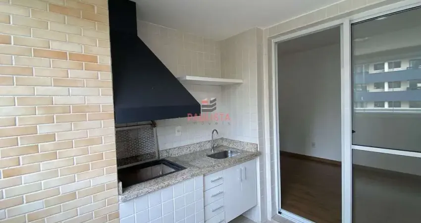 Apartamento 1 dormitório, sala com varanda gourmet, cozinha com área de serviço, 1 vaga, metrô vila