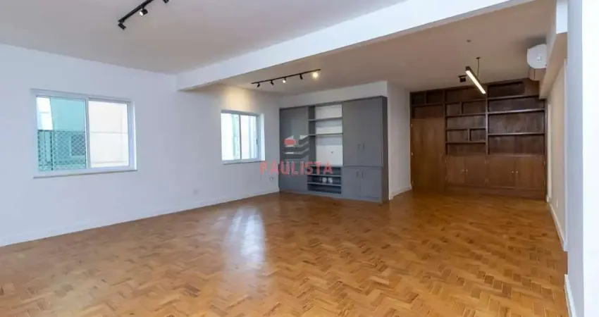 Apartamento amplo no Jardim Paulista com 163 m², 3 dormitórios (1 suíte), escritório, 1 vaga, ar-co
