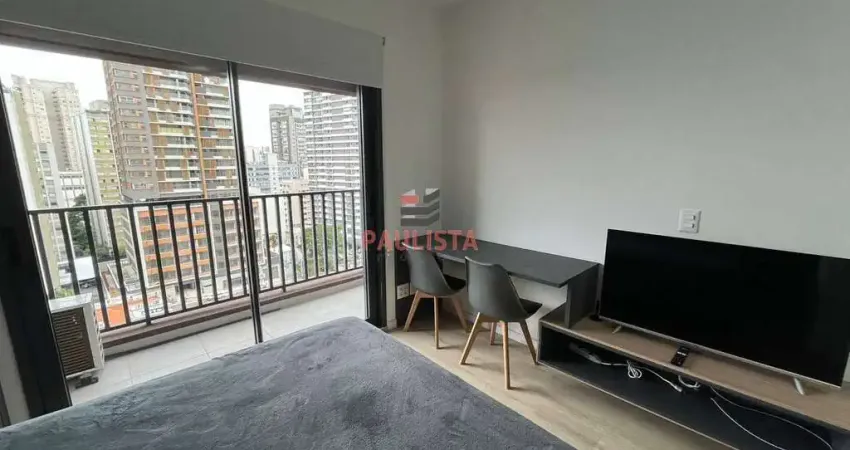 Studio para locação mobiliado com Varanda na Vila mariana, ao lado do Metrô Paraiso, Av Paulista.