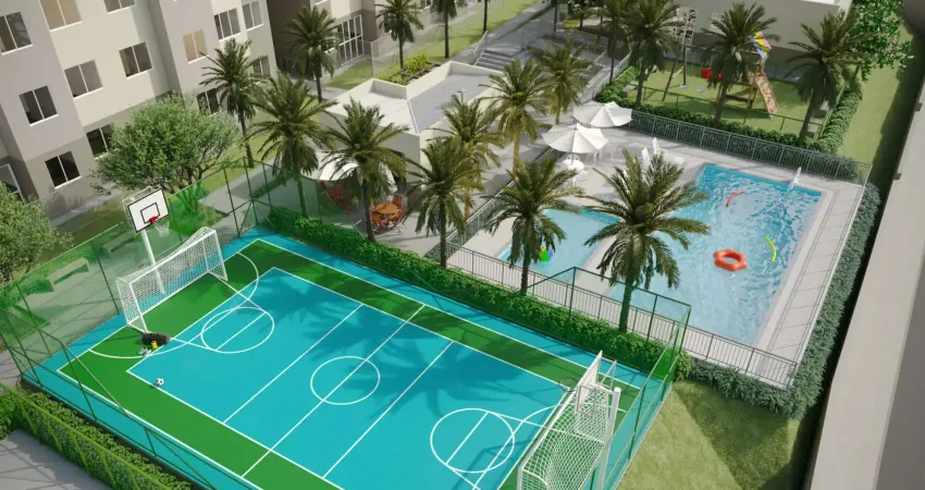 Transfiro apartamento de dois quartos em condominio fechado