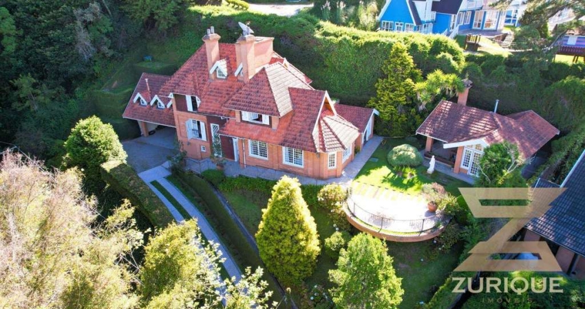 Casa com 6 dormitórios à venda, 455 m² por R$ 3.200.000 - Capivari - Campos do Jordão/SP