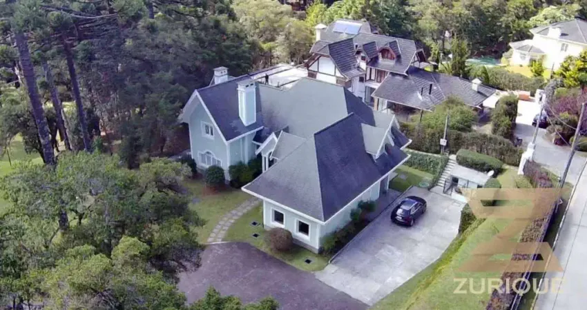 Casa com 4 dormitórios à venda, 385 m² por r$ 5.700.000,00 - capivari - campos do jordão/sp